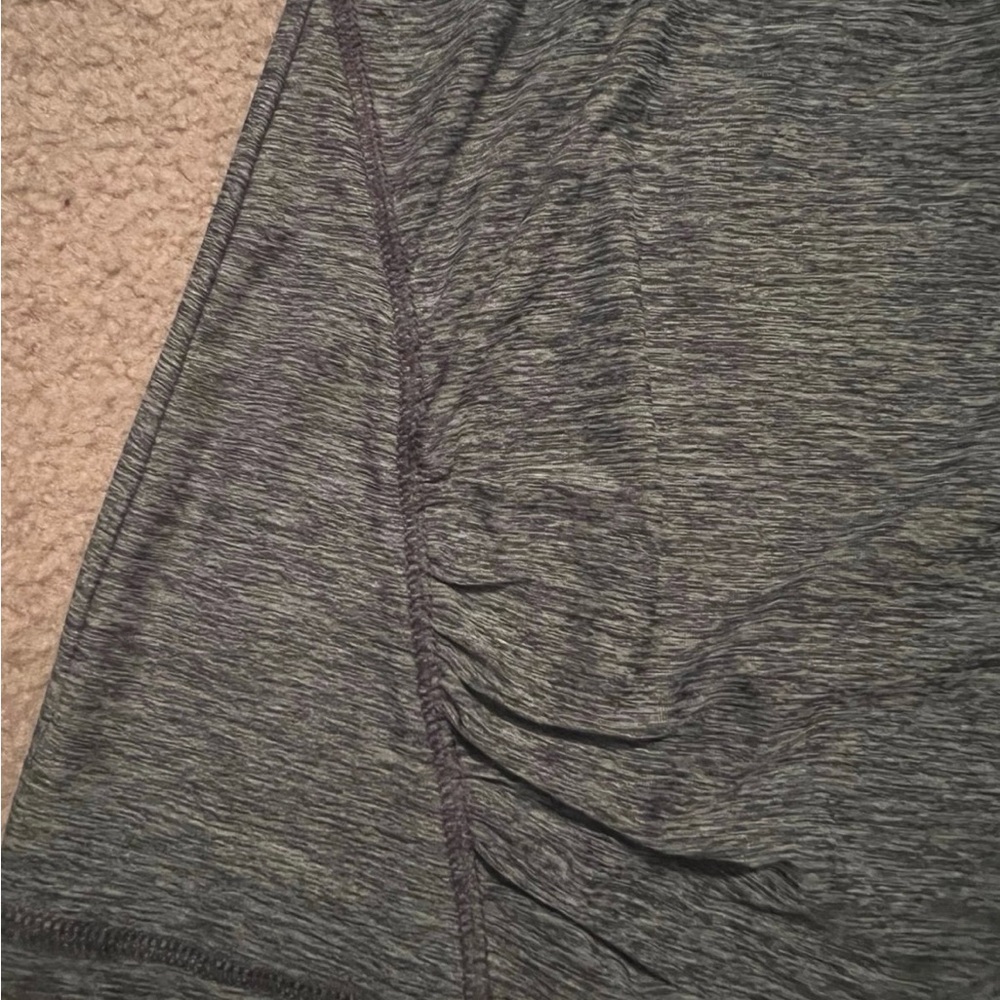 Gray Quarter-Zip Athletic Pullover - image 4